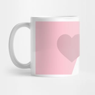 Pink heart Mug